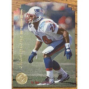 Ty Law 1995 UD SP Championship Die-Cut Rookie Card #30 Patriots RC HOF